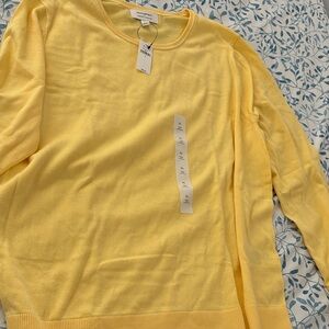 Banana Republic Men's Crewneck Sweater in Yellow